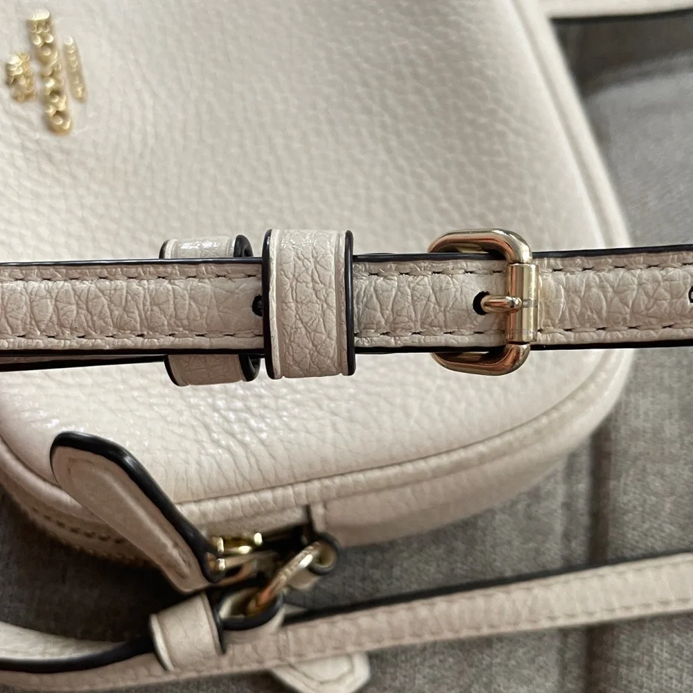 Coach Cream Leather Crossbody Bag